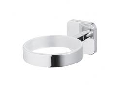 Bisk Forte Range Easy Fit Viti o Colla asciugacapelli, in Zinco, Alluminio e Acciaio Inox, Cromato, 9.4Â x 13Â x 55Â cm