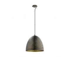 EGLO Safi lampada a sospensione Supporto flessibile Marrone, Oro E27