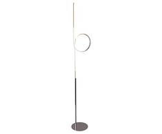 Naeve 2053442 Lampada a Stelo Loop Integrata, 16 W, Cromo, 171 x 23 cm