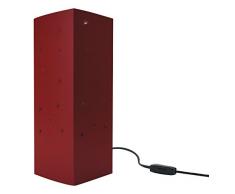 W-Lamp Wl014Xms Stellata Di Natale Lampada Arredo Design, Carta, Crema, 11 X 11 X 32 cm