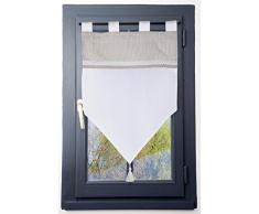 Lovely Casa - Tendina parafreddo Angele in Cotone, Cotone, Lino, 60 x 60 cm