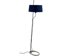 Aluminor Bolight LS AY E27 - Lampada con abat-jour, altezza regolabile, 23 x 35 x 172 cm Design Alluminio spazzolato