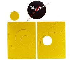 Asir Group LLC 3duhr -13Â Clocky Decorativa Orologio da Parete, Multicolore