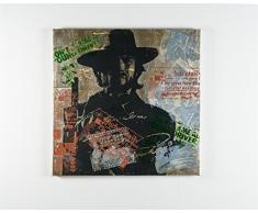 Stones Dreams Quadro QU/253, Tela, Olio, Multicolore, 100x100 cm