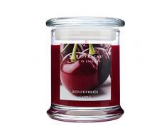 Wax Lyrical Candela profumata nel Suo Vaso di Vetro â Red Cherries â Made in England