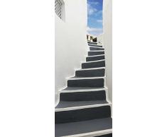 Scenolia Poster Adesivo per Porta Verso la terrazza 85 x 205 cm | Decorazione Parete qualità HD