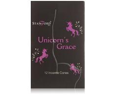 37188 Unicorns Grace Stamford Bastoncini di Incenso Cono, Nero