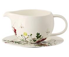 Rosenthal Brillance Fiori Selvatici Salsiera, Porcellana dosso, Multicolore, 20 x 20 x 12 cm