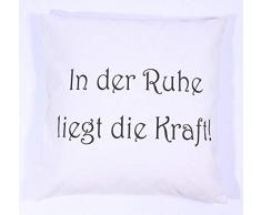 La Finesse Copricuscino Decorativo Quadrato 50 x 50 cm per la casa in Cotone per Soggiorno Divano Camera da Letto cc215, Tessuto colorato, Taglia Unica