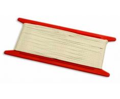 Gardinia Persiana avvolgibile in Poliestere, 1,3 x 1000 cm, Colore: Bianco, Polyester, 1.30 x 1000