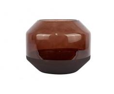 pt, Living PT3400BR Vaso, Vetro, Oro Nero, D 20 cm