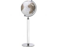 Zoffoli - Mappamondo in Cartone, 123 x 40 x 123 cm, Colore: Bianco