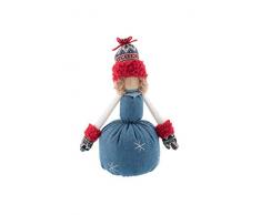 Fermaporta angelo tessuto jeans-etnico 15x25 cm