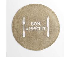 Il giardino delle cicale appetito Set di tavolo, Vimini, senza, 38Â x 38Â cm
