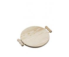 Excelsa Natural Wood Tagliere per Polenta, Legno