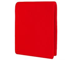 CelinaTex Aqua Lenzuolo Elasticizzato Letto Contenitore Letto ad Acqua Cotone Elastan 200x220-220x240 cm Rosso