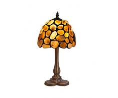 Lume da Tavolo Serie Stone d.20cm Alto 38cm Color Pietra