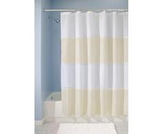 InterDesign Zeno Tenda Doccia, Beige, 180x0.2x180 cm