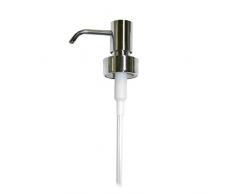 Smedbo YK369Â TimeÂ âÂ Pompa per dispenser di sapone liquido, argento/bianco