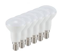 Müller-Licht 400071 a +, set da 6 LED riflettore Essentials sostituisce 38W, plastica, E14, bianco, 5 x 5 x 8,6 cm