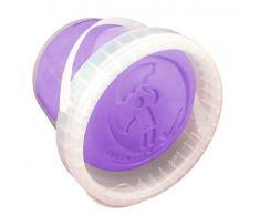 Pasta da modellare, asciugatura allaria, 1.000 g, in secchio richiudibile, colore: viola