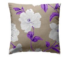 Martina Home Esencia Custodia di Cuscino Decorativa Motivo Moderno, Tessuto, Lilla, 40Â x 2Â x 40Â cm