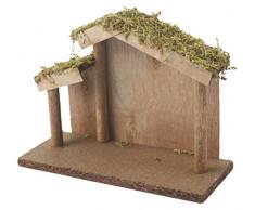 Galileo Casa Xmas Casetta, Legno, Beige, 8.5x20x15 cm