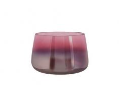 pt, Living PT3349PI Vaso, Vetro, Pink, D 15 cm