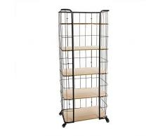 Dcasa - Scaffale a 5 Ripiani, per Ufficio, per Decorazioni, Feste, Articoli per la casa, Unisex, per Adulti, Colore: Unico