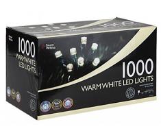 Christmas Presents PMS 1000 - Luci di Natale a LED, Colore: Bianco Caldo