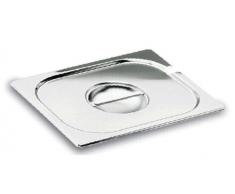 LACOR, Coperchio per Contenitore da Cucina con Fessura per Cucchiaio, Argento