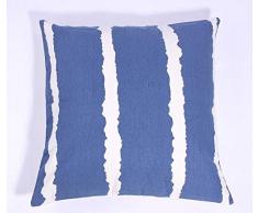 La Finesse Copricuscino Decorativo Quadrato 50 x 50 cm per la casa in Cotone per Soggiorno Divano Camera da Letto cc274, Tessuto colorato, Taglia Unica