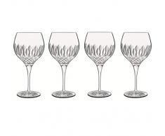 BORMIOLI LUIGI Luigi Bormioli Diamante Confezione 4 Calici Gin, Vetro, Trasparente, 65 Cl