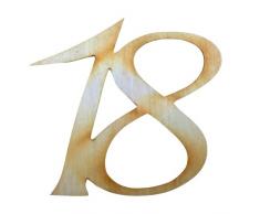 Petra S Kit creativo News a gez3318Â strame decorazione, 20Â x compleanno numero, 33Â mm