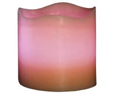 Digicandle vera cera profumate alla vaniglia di telecomando 12Â cambiano colore digitale LED candela con un effetto Melted Edge