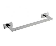 INDA A1818ACR Lea Portasalviette, Ottone, Cromato, 8 x 36 x 3 cm