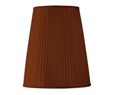 Paralume Plissettato forma Bistrot Ã 25Â X 13Â X 37Â (plissÃ© mano) Cioccolato
