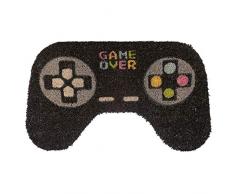 Puckator Zerbino Game Over Nero Stampato in Fibra di Cocco