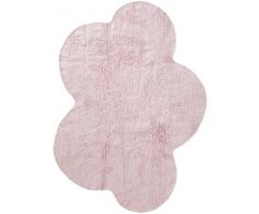 benuta - Tappeto per cameretta dei Bambini, Motivo: Bambini Cloud, Cotone, Rosa, 120 x 160 cm