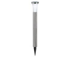 ESOTEC, Lampada da terra in acciaio INOX, 60 cm, Bianco freddo 6000 K (kaltweià 6000 K)
