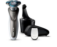 PHILIPS Shaver Series 7000 S7720/26 Rasoio Elettrico Rotazione Trimmer Bronzo, Bianco