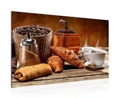 Runa Art 505014c - Quadro da parete in tessuto non tessuto, per cucina, formato XXL, per soggiorno, appartamento, colore: marrone, 1 pezzo, made in Germany, pronto da appendere