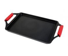 WECOOK Ecostone Vassoio Bistecchiera Moderno 51x25x3 cm Nero