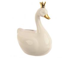 Puckator Salvadanaio in Ceramica con Principessa dei cigni, Misto, Height 17cm Width 12.5cm Depth 9cm Slot 3.5cm