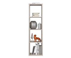 Forte Mauro Scaffale 1 x 4 Scomparti, Legno, Rovere Sabbia FÃ¤cher