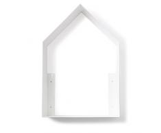 Tresxics Scaffale casa Alta, Metallo, Bianco, 35Â x 26Â x 12Â cm