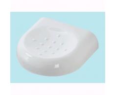 FERIDRAS Gioia Portasapone, ABS, Bianco, 3.5x11x11 cm