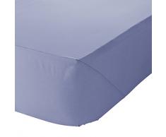 Catherine Lansfield - Lenzuolo Valance in percalle, per letto singolo, non va stirato, colore: fiordaliso