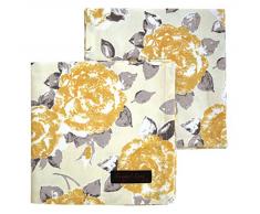 Ragged Rose Tovaglioli di Cotone Stile Vintage Oro Rosa in Confezione da 4