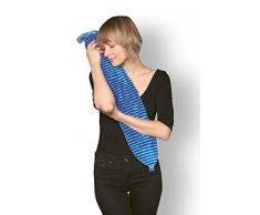 KANGURU George Ocean Stripes Borsa Lunga per Acqua Calda, Poliestere, Azzurro, 72 x 12 x 2 cm